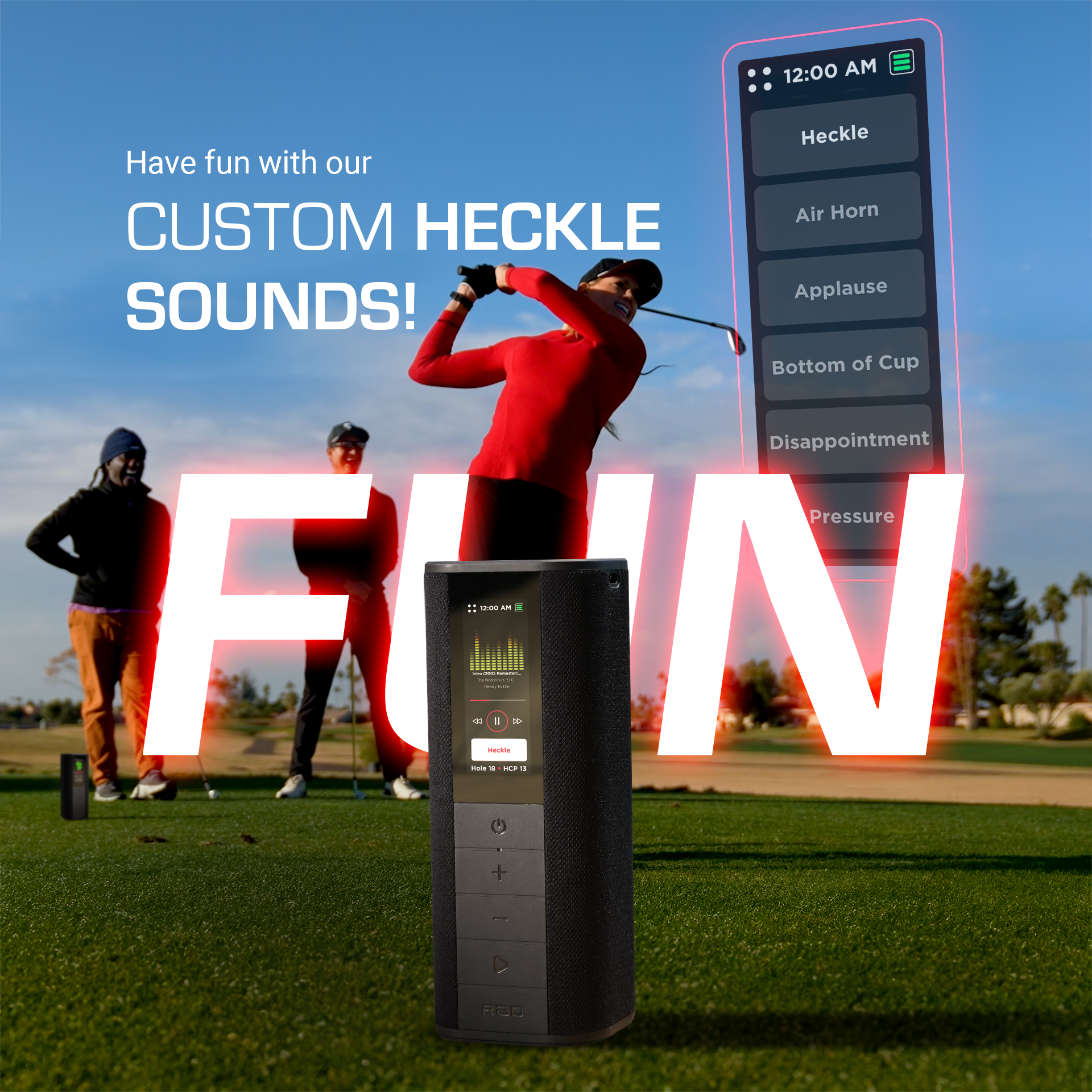 SOUND PRO - GPS Golf Speaker