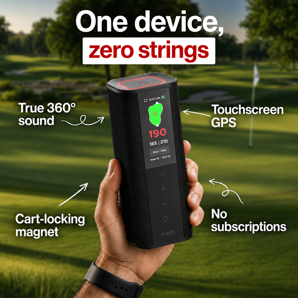SOUND PRO GPS Golf Speaker